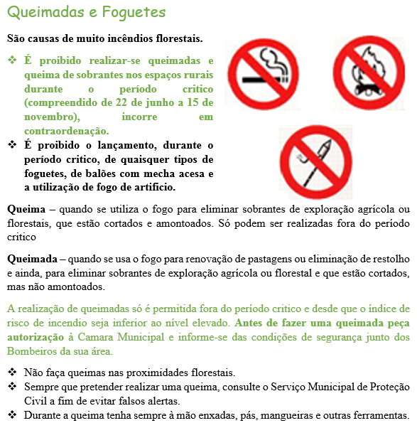 Queimadas e Foguetes