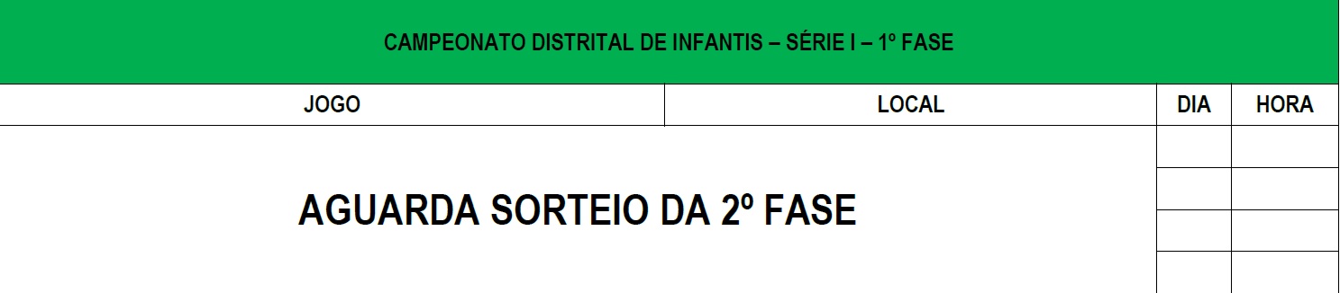 Infantis série I dezembro