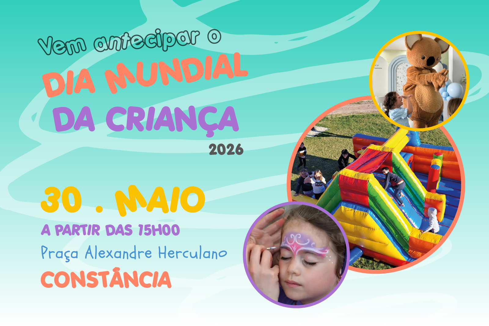Dia Mundial da Criança em Constância - atividades gratuitas