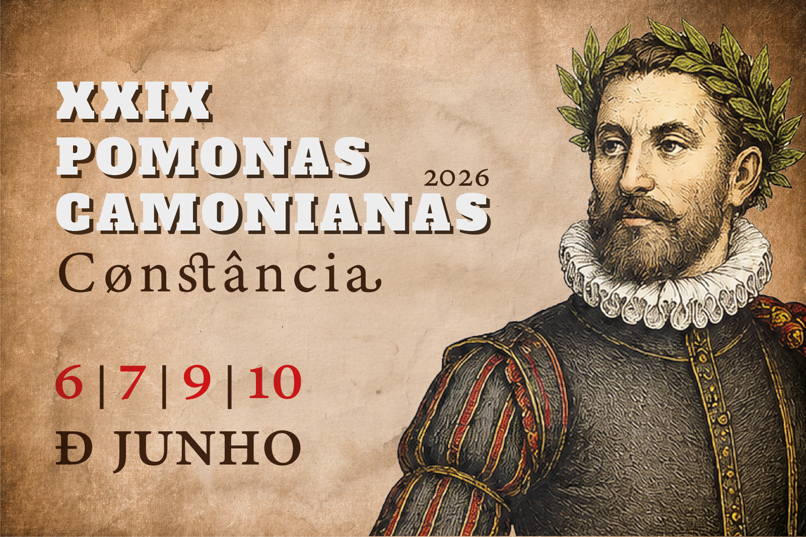 Pomonas Camonianas em Constância 6, 7, 9 e 10 de junho