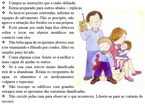 Nas horas seguintes
