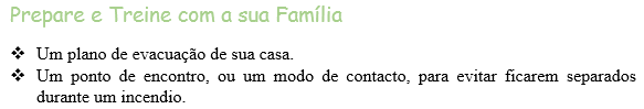 Prepare e Treine com a sua Família