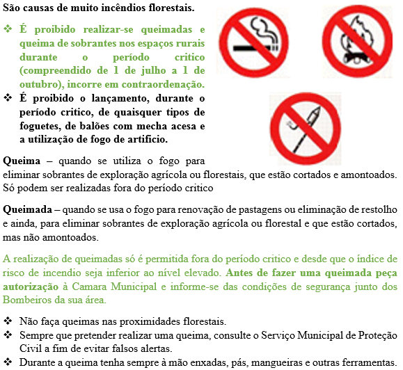 Queimadas e Foguetes