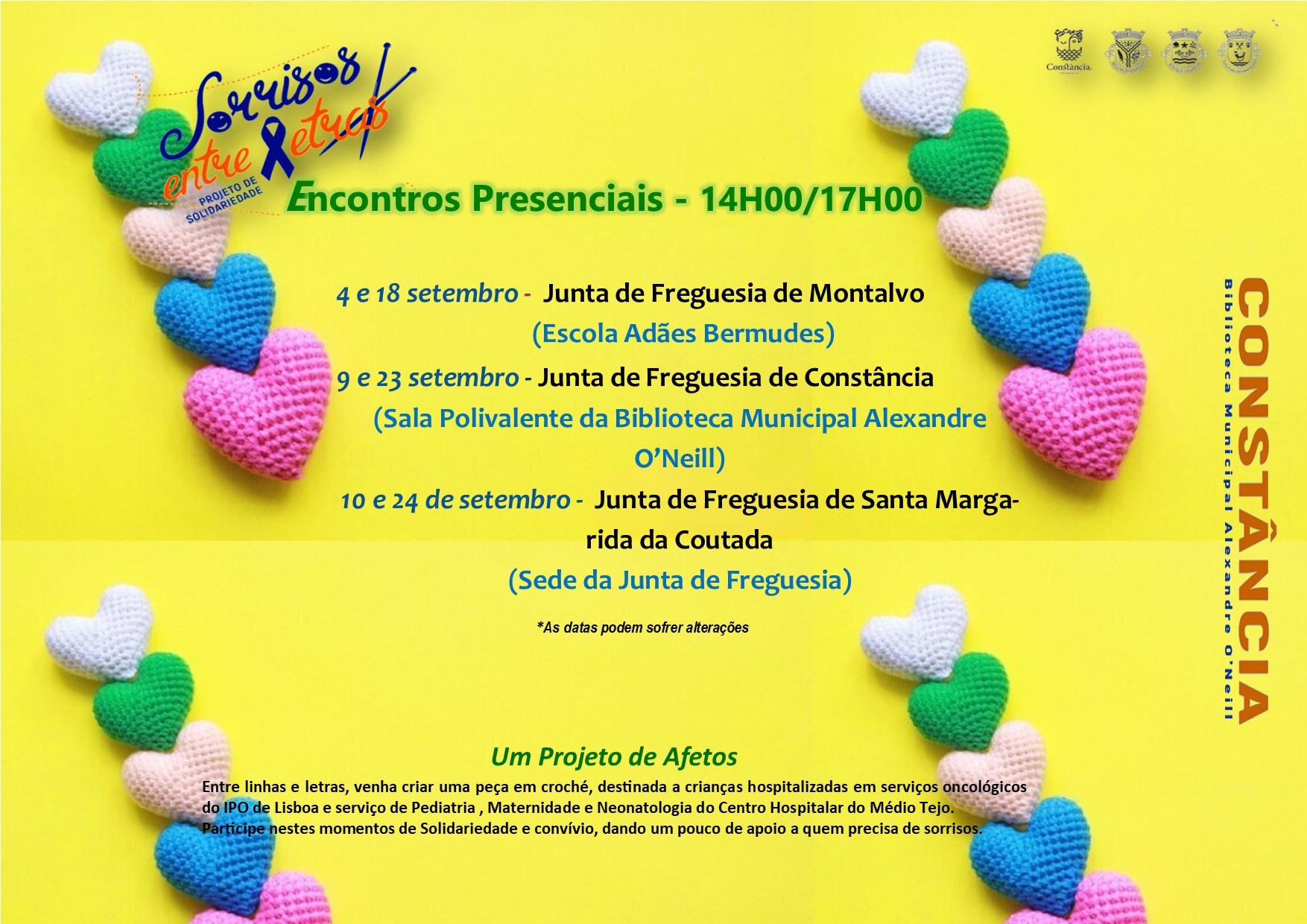 Sorrisos entre Letras - Encontros presenciais