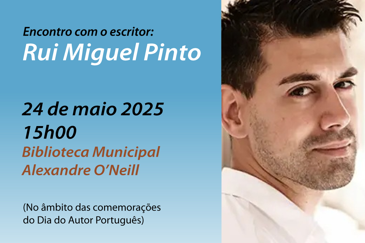 Dia do Autor Português em Constância com o escritor Rui Miguel Pinto